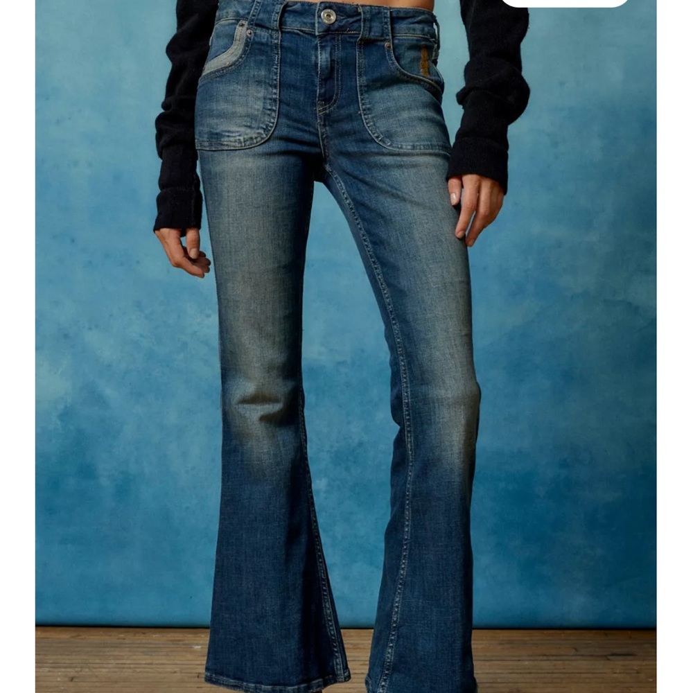 BDG Blue Flare & Wide Leg Jeans